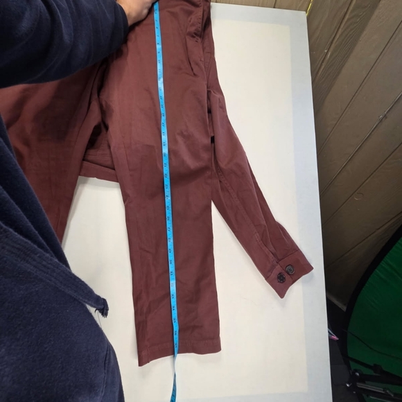 BR/HTG-SF-78 Banana Republic Reissue M Chocolate Rust Utility Jumpsuit Gorpcore - Picture 14 of 16